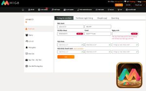 Hướng dẫn nạp tiền MIG8
